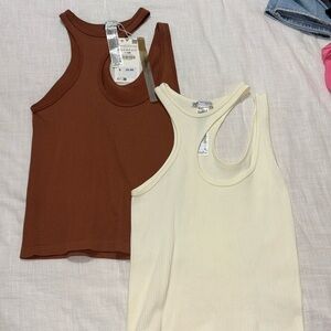 Asymmetric Zara Tank Tops